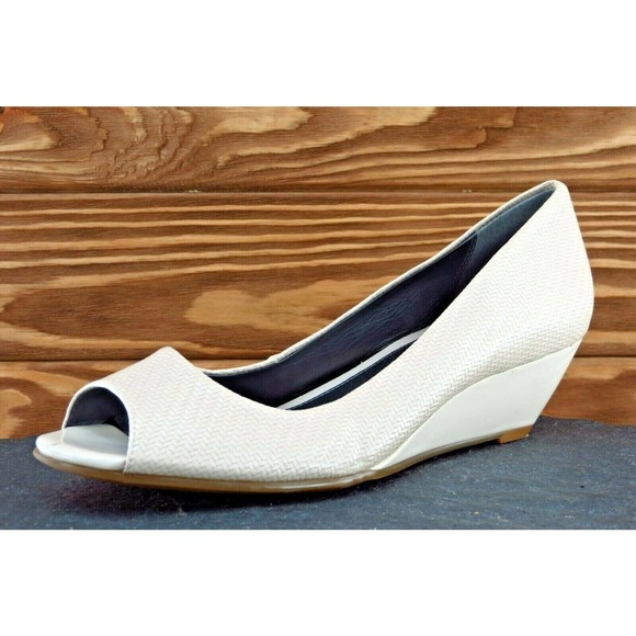 Alfani Size 6 M Brown Open Toe wedge Synthetic Women Cammie - Picture 1 of 8